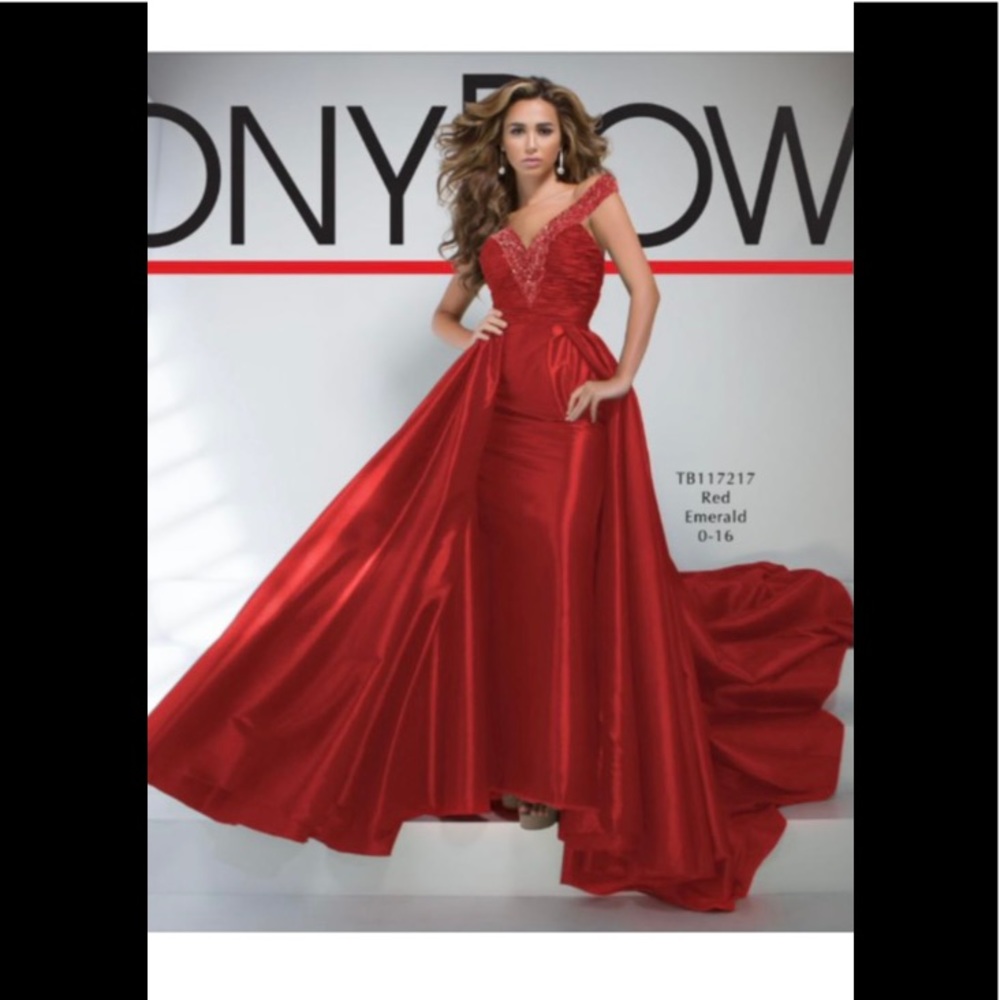 Tony Bowls Overskirt Dress